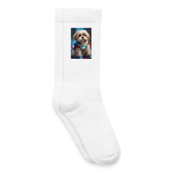 Hero Pup Starcrest Cape - Kids Tennis Socks - white - Right