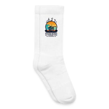 Croatia House Music - Kids Tennis Socks - white - Right