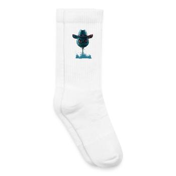 Eyes of the Jungle: Der Cowboy-Golfball - Kinder Tennissocken - Weiß - Rechts