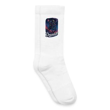 VTT VTT Descente Astronaute Cadeau - Chaussettes de tennis bio enfant - blanc - Droite