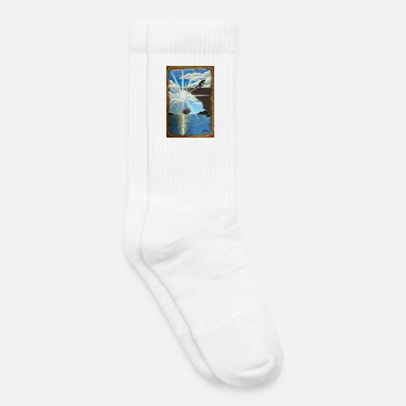 Leben ist schwer - Kinder Tennissocken - Weiß