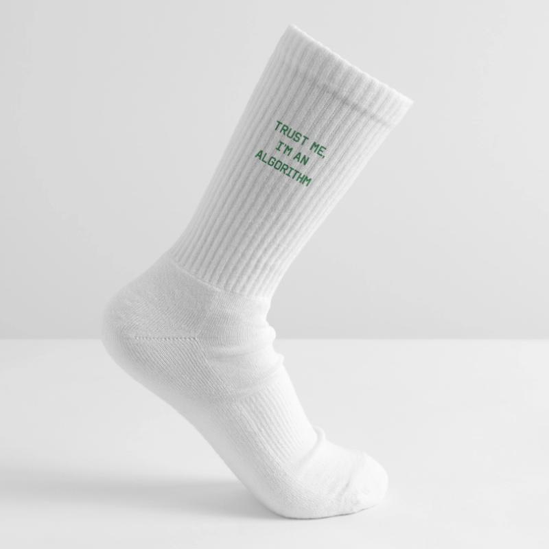 Trust me, I'm an algorithm – Nerd & Programmer Kids Tennis Socks