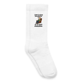 Stuhl einschlafen einstuhlen - Kinder Tennissocken - Weiß - Rechts