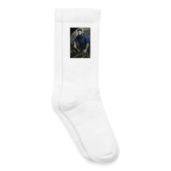 Artisan industriel avec clé - Chaussettes de tennis bio enfant - blanc - Droite