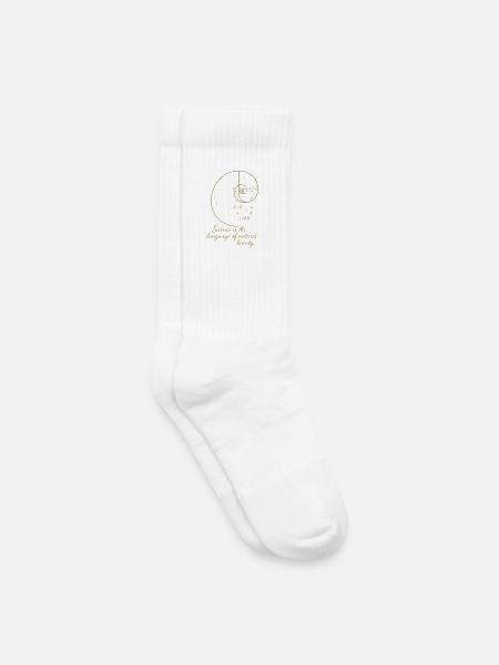 Golden Ratio - Kids Tennis Socks - white