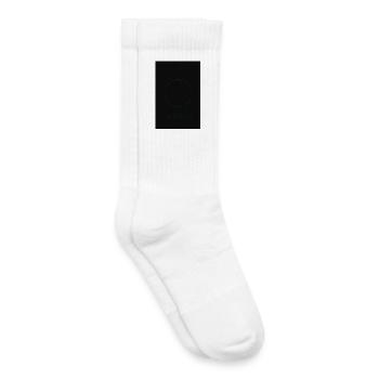La techno à la lumière du néon - Chaussettes de tennis bio enfant - blanc - Droite