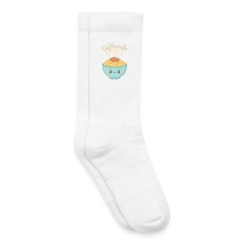 Vaffanculo T-Shirt Drôle Dicton Italie Fun Fun - Chaussettes de tennis bio enfant - blanc - Droite