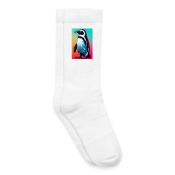 Pinguin - Kinder Tennissocken - Weiß - Rechts