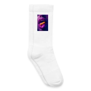 Orangepill night - Kids Tennis Socks - white - Right