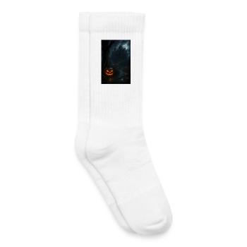 Halloween Gothic Horror - Kids Tennis Socks - white - Right