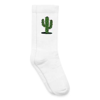 Cactus - Chaussettes de tennis bio enfant - blanc - Droite