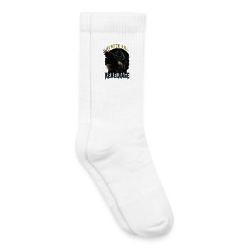 Wilder Adler Rebel Rage Design - Kinder Tennissocken - Weiß - Rechts