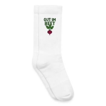 Good in the Bed – Funny Garden Saying Hobby Gardener - Kids Tennis Socks - white - Right