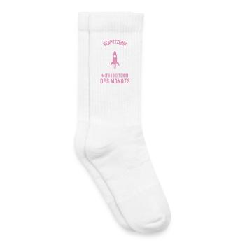 Meilleur plâtrier employé du mois Nettoyeur - Chaussettes de tennis bio enfant - blanc - Droite