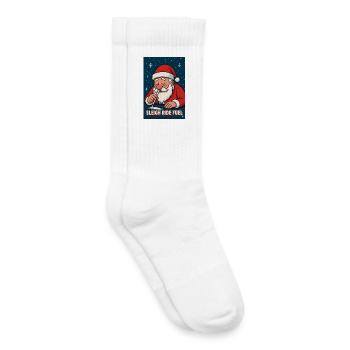 Santas Schlitten-Turbo - Kinder Tennissocken - Weiß - Rechts