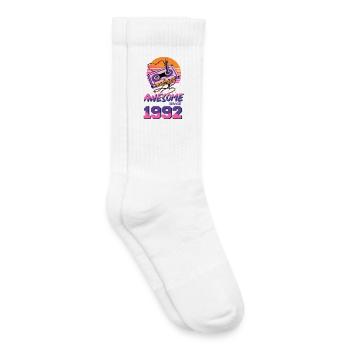 Kassette Neon 1992 - Kinder Tennissocken - Weiß - Rechts