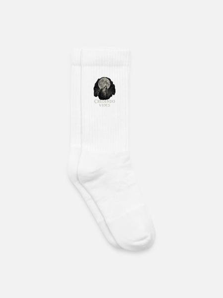 Majestätischer Wolf - Kinder Tennissocken - Weiß