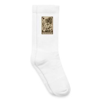 Soccer Mom Card  - Kinder Tennissocken - Weiß - Rechts