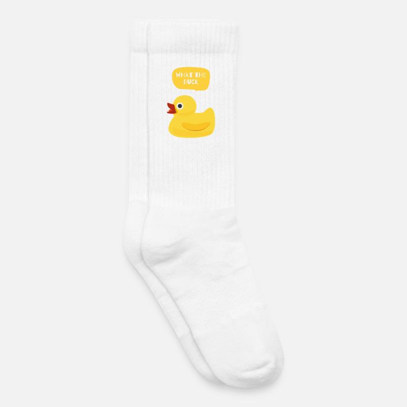 Was das Duck Design hat - Kinder Tennissocken - Weiß