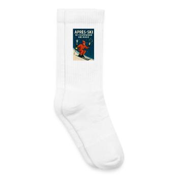 Après-Ski Magie - Kinder Tennissocken - Weiß - Rechts