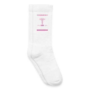 Mom and doctor - Kids Tennis Socks - white - Right
