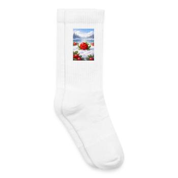 Priselberry - Dons du Grand Nord - Chaussettes de tennis bio enfant - blanc - Droite