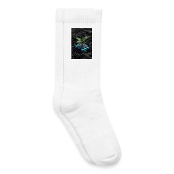 Cyber Seedling on Circuit Core - Kids Tennis Socks - white - Right