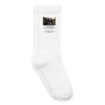 Ruins in the evening light - Kids Tennis Socks - white - Right