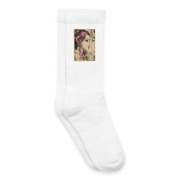 Neon Circuit Heiress - Kids Tennis Socks - white - Right