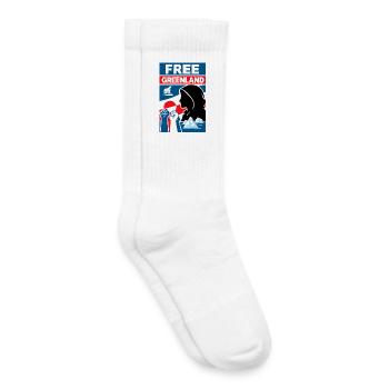 Free Greenland - Kids Tennis Socks - white - Right