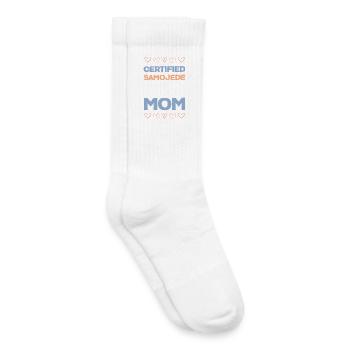 Certified Samoyed Mom Wings - Kinder Tennissocken - Weiß - Rechts