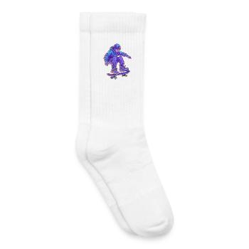 Néon Vapor Skateboarder - Chaussettes de tennis bio enfant - blanc - Droite