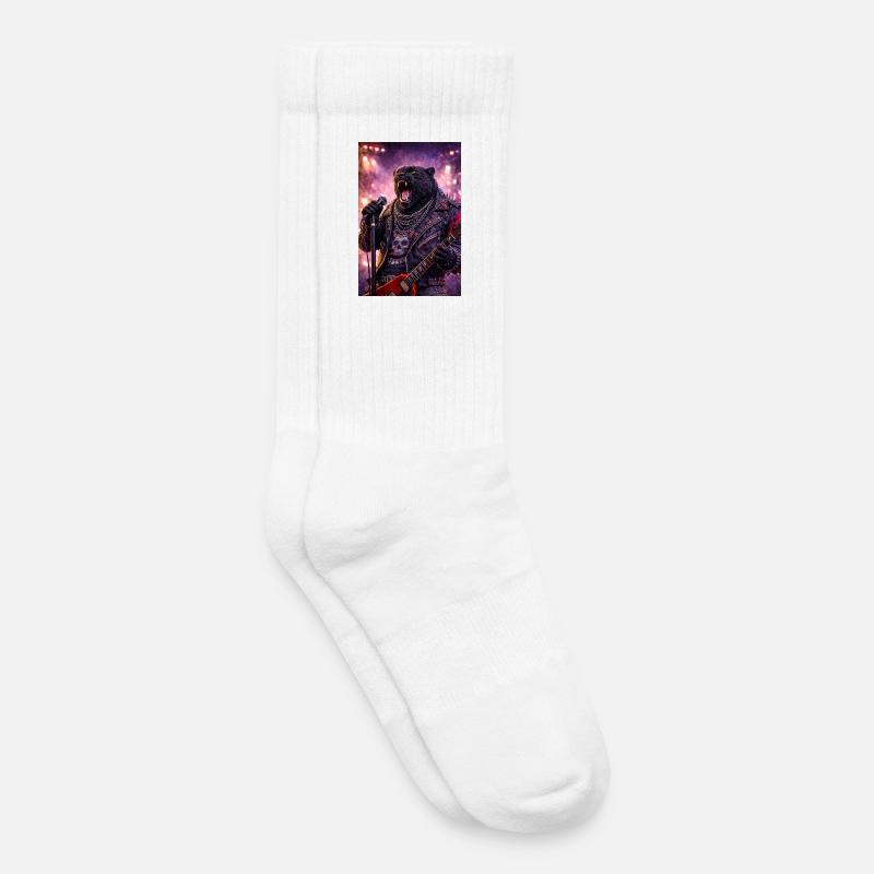 RockyZoo9 - Kinder Tennissocken - Weiß