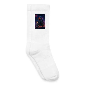 RockyZoo19 - Kids Tennis Socks - white - Right