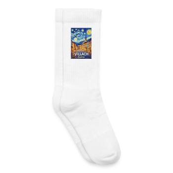 Villach, Österreich - Kinder Tennissocken - Weiß - Rechts