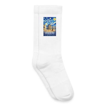 Angers, Frankreich - Kinder Tennissocken - Weiß - Rechts