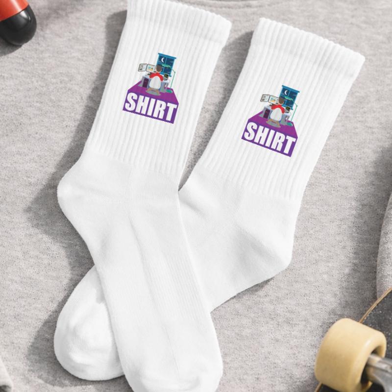 Night Shift Coder Programmer Desk Graphic Kids Tennis Socks