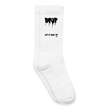 Bouche tenant une femme les bras croisés - Chaussettes de tennis bio enfant - blanc - Droite