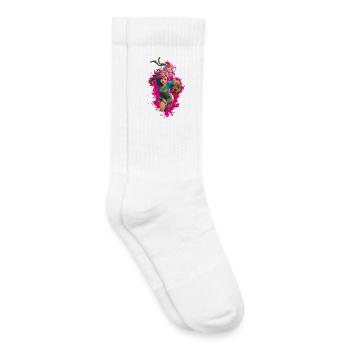 Football Girl Anime - Kinder Tennissocken - Weiß - Rechts