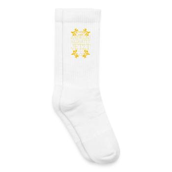 Cadeau pour Andreas - Chaussettes de tennis bio enfant - blanc - Droite