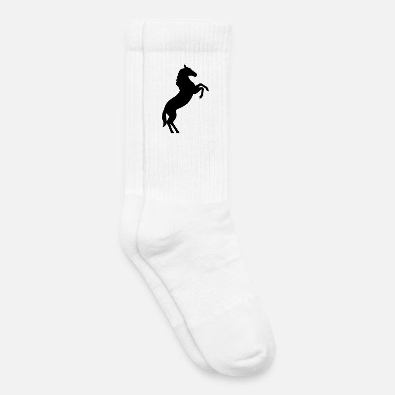 Pferd - Kinder Tennissocken - Weiß