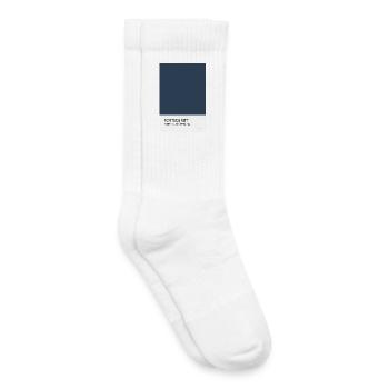 Fortschritt entsteht durch Bewegung Poster - Kinder Tennissocken - Weiß - Rechts