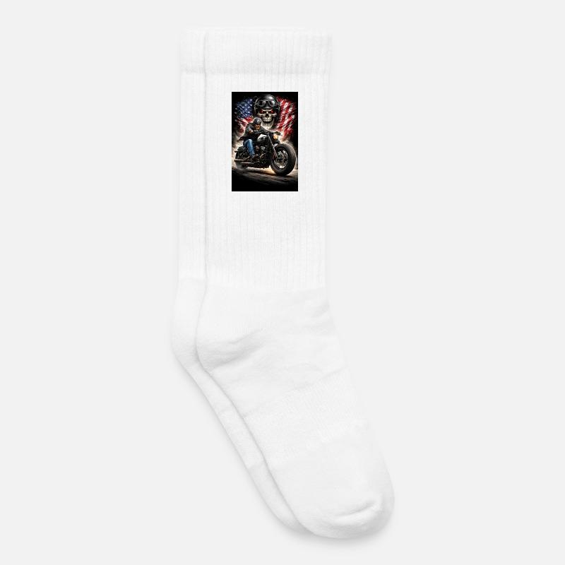Freiheitsgeist - Kinder Tennissocken - Weiß