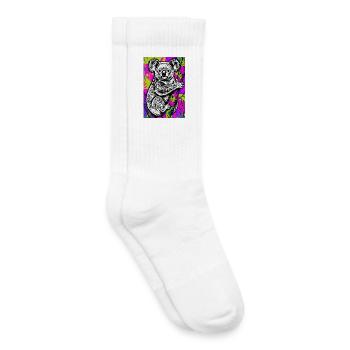 Koala - Kids Tennis Socks - white - Right