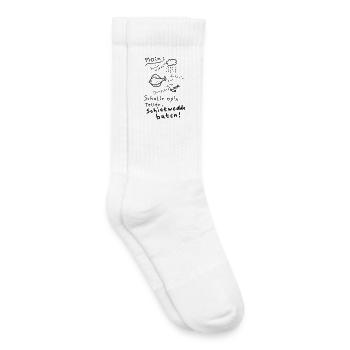 Typisch Norddeutsch Nordisch Platt Moin  - Kinder Tennissocken - Weiß - Rechts