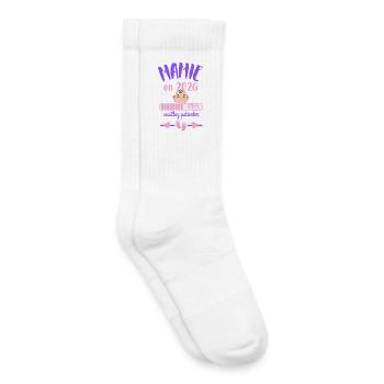Grandma in 2026 Please wait - Kids Tennis Socks - white - Right