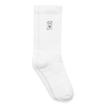 Guck mich nicht in diesem Ton an! - Kinder Tennissocken - Weiß - Rechts