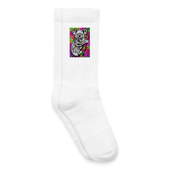 Koala - Kids Tennis Socks - white - Right