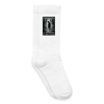 Geister der Vergangenheit - Unsichtbar im Jetzt - Kinder Tennissocken - Weiß - Rechts