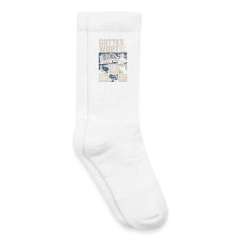Gottes Wort lebendig wahr beständig - Kinder Tennissocken - Weiß - Rechts